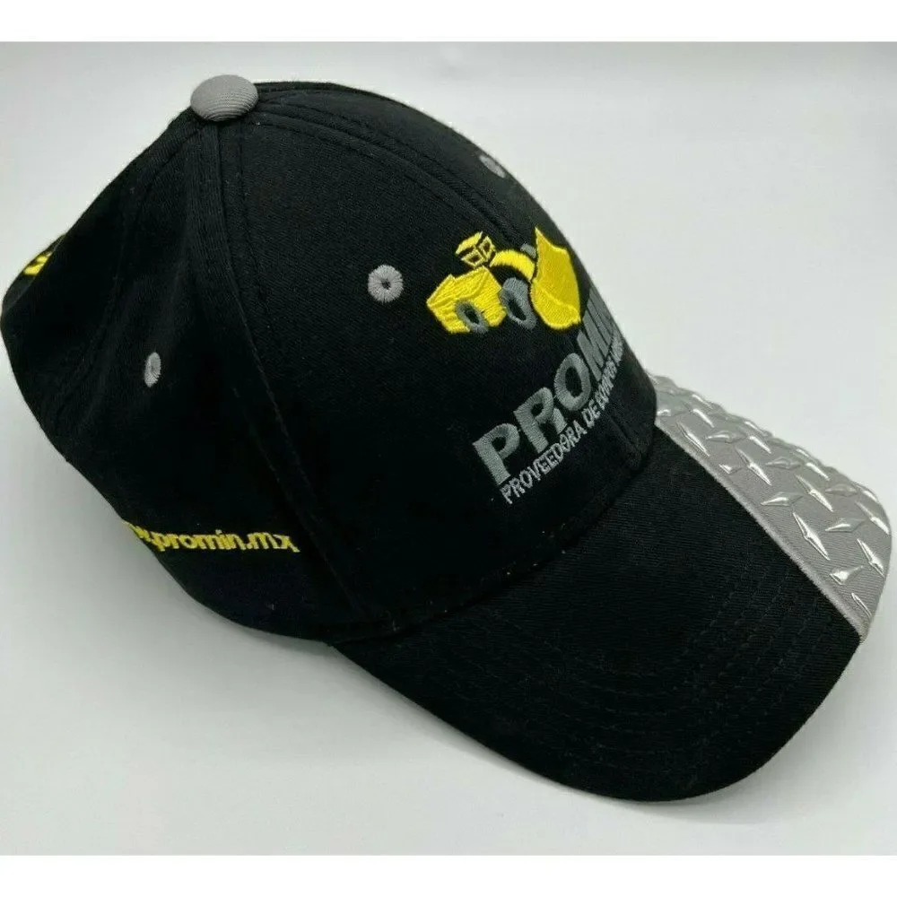 Explosion Caps Snapback Hat Mens Mining Spanish PROMIN Heavy Equipment